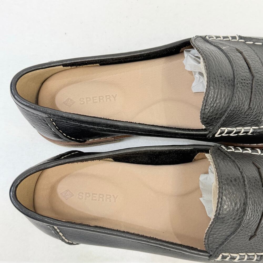NEW Sperry Womens Seaport Leather Penny Loafer Classic Style Moc Toe Size 9.5 M - Picture 9 of 12